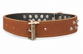 Accessories بيفور Others DOG collar with decoration spike brown