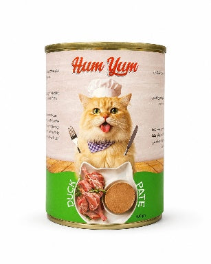 Wet Food HumYum cat  HumYum Pate Can Food For Adult Cat Duck 400 GM