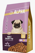 Alpha - Dry Food - For Adult Dogs - 4 kg - Small & Toy - Poultry