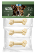 treats orgo DOG RAWHIDE BONES Dental & Oral Care - 3 pce - M