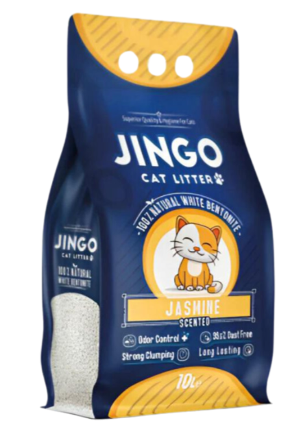 Cat litter Jingo CAT White cat litter Jasmine 10 L