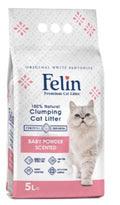 Cat litter Felin CAT White cat litter Baby Powder 5 L