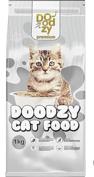 Doodzy - Dry Food - For Adult Cats - 1 kg - Premium