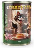 Wet Food Crazy Cat cat  Crazy Cat Can Food Pate Turkey 400 g 