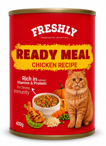 Meal Can Food For Cat Chicken With Veg & Soup 400 GM 
