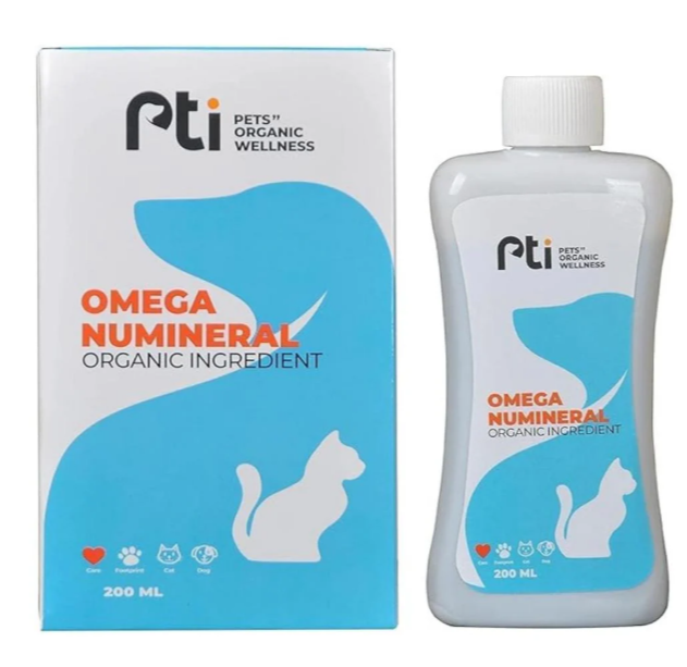 Pti - Pets Organic Wellness - For Cats - Omega Numineral - 200 ml