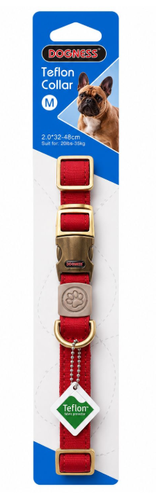Dogness - Elegant Collar - M - Red