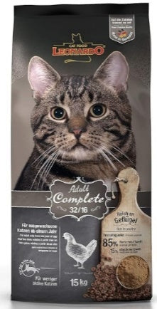 Leonardo - Dry Food - Adult Cats - Complete 32/16 - 15 kg - Chicken