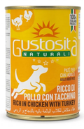 Gustosita - Can 400 gm - For Adult Dogs - Chicken & Turkey