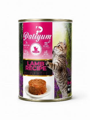 Wet Food Patiyum cat  Patiyum Cat Can Food Pate Lamb Recipe for kitten 400 g 