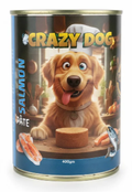 Wet Food Crazy Cat dog  Crazy Dog Can Food Pate Salmon 400 g 