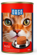 Wet Food orgo cat  Orgo™ Complete Pâté Beef – Wet Food for Adult Cats (400 g)