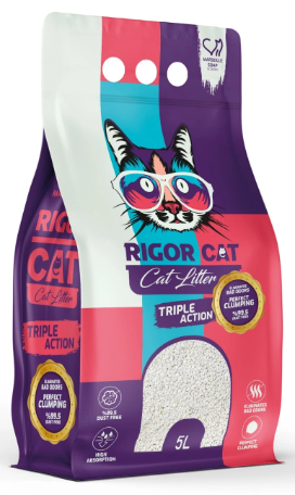 Cat litter Rigor CAT White Cat Litter Marseille Soap 5 L
