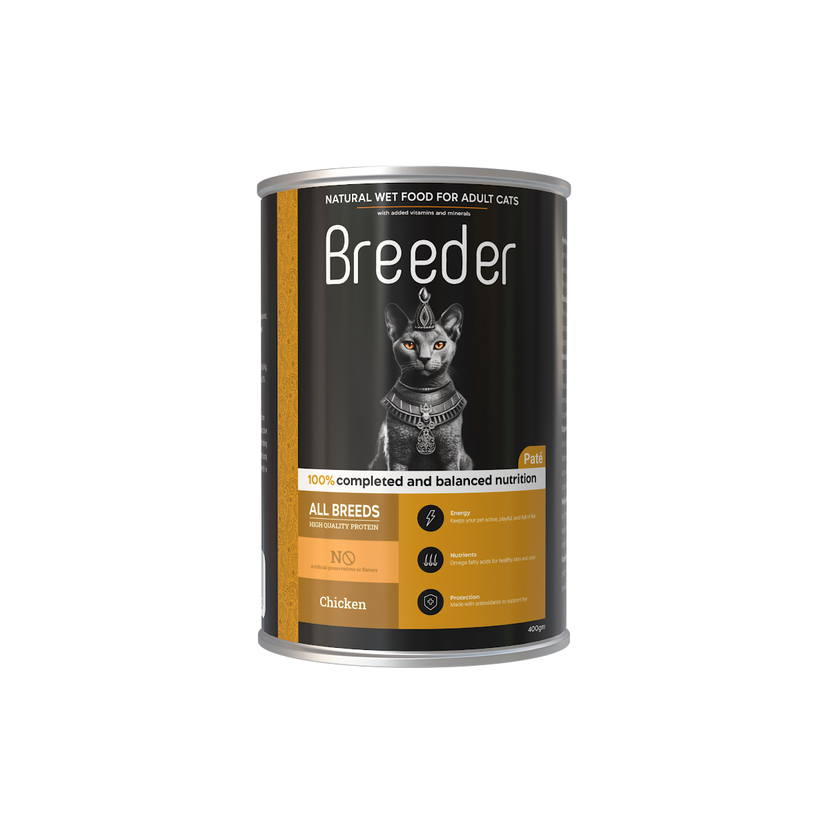 Wet Food Breeder cat  Can Food Adult Chicken 400 gm 