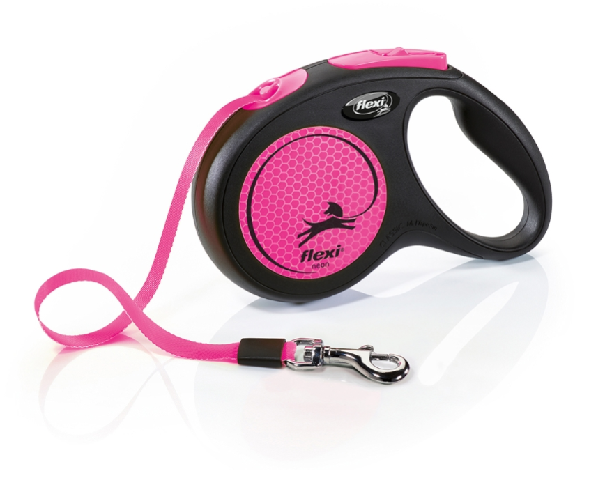 Flexi - New Neon - M - 5M Tape 25 Kg - Pink