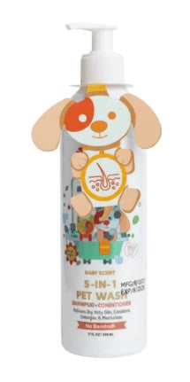 pets republic Anti Dandruff Shampoo 5 in 1 Baby Scent 500ml