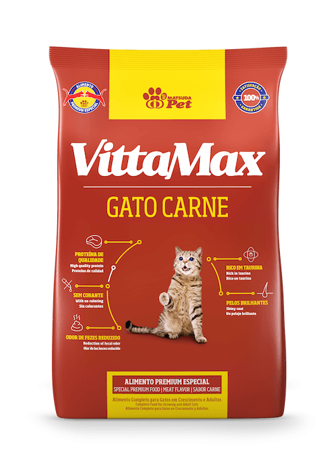 VittaMax - Dry Food - For Cats - 1 kg - Gato Carne