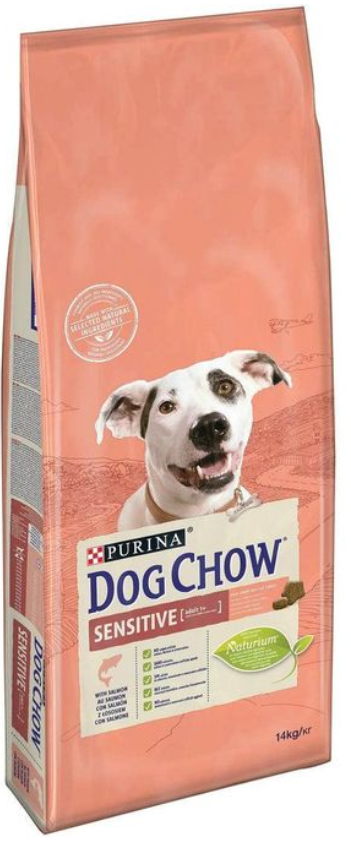 Purina - Dog Chow - Dry Food - For Adult Dog - Sensitive - 14 kg - Salmon