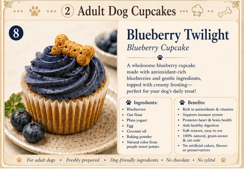 Blueberry Twilight Cupcake