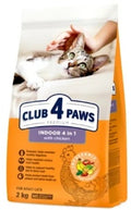 Club 4 Paws - Dry Food - For Adult Cats - 2 Kg - Indoor - Chicken