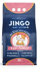 Cat litter Jingo CAT White cat litter Baby Powder 10 L