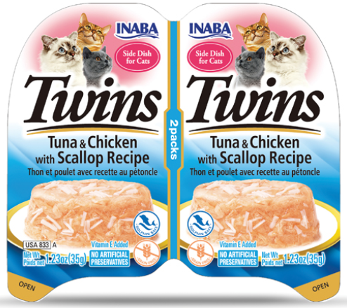 Inaba - Twins - 35 gm - Tuna & Chicken With Scallop