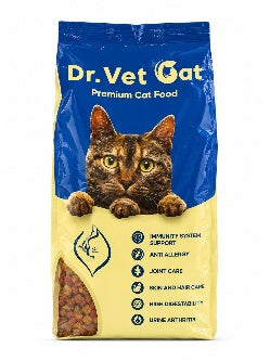 Dr. Vet Cat - Dry Food - For Adult Cats - 1 kg - Protein 26%