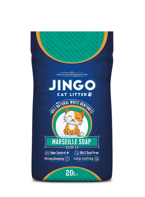 Cat litter Jingo CAT White cat litter Marseille Soap 20 L