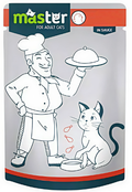 Master - Cat Food - For Adult - Pouch 80 gm - White Meat Poltry