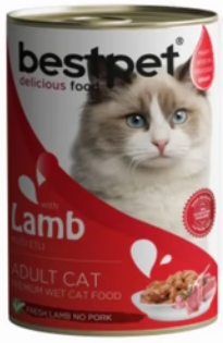 Bestpet - Can 400 gm - Adult Cats - Lamb
