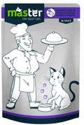 Master - Cat Food - For Adult - Pouch 80 gm - Rabbit