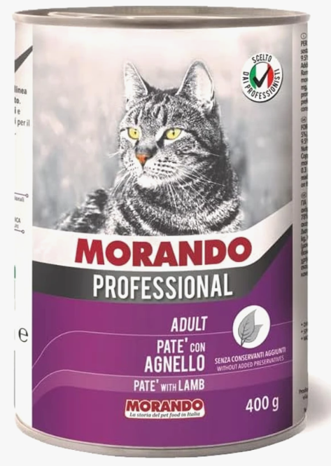 Morando - Can 400 gm - For Adult Cats - Lamb