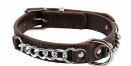 Naomi - Dog Collar - Brown - M