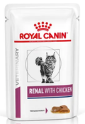 Cat VHN  RENAL CHICKEN CIG POUCH  Wet CIG 1.02KG