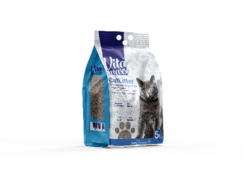 Cat litter Vita maxx CAT Brown Sand Clumping 5 L Baby Powder
