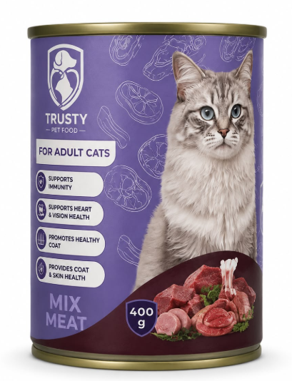 Trusty Wet Food Mix Meat Cat 400g