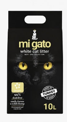 Cat litter Mi gato CAT White cat litter Jasmine 10 L****