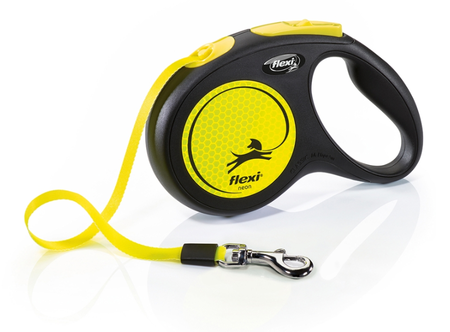 Flexi - New Neon - M - 5M Tape 25 Kg - Yellow
