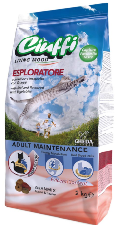 Ciuffi - Dry Food - For Adult Cats - 2 kg - Esploratore