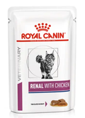 Royal Canin - Pouch 85 gm - Adult Cats - Renal Chicken