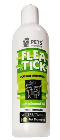 Pets Republic - Flea + Tick - With Almond Oil