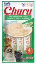 Churu -  Adult Cats - Creamy Treat - 4 Tubes - 56 g - Tuna & Chicken