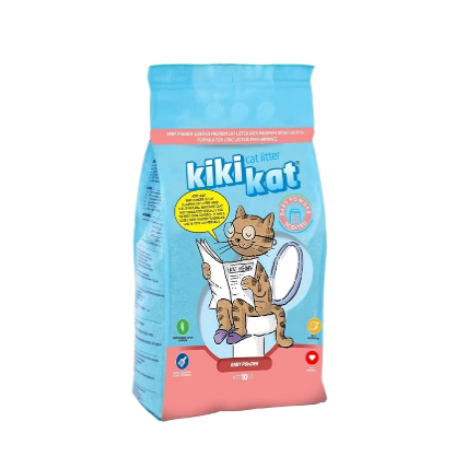 KiKi Kat - Cat Litter - Baby Powder - 10 L
