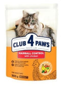 Club 4 Paws - Dry Food - For Adult Cats - 300 gm - Hairball - Chicken
