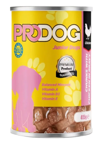 Prodog - Can 415 gm - Junior Dog - Chicken
