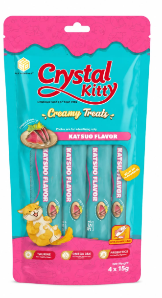Crystal Kitty - Cat Treats - Katsuo - 4 Pcs
