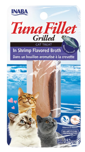 Inaba - Cat Treats - Tuna Fillet - 15 gm - Shrimp