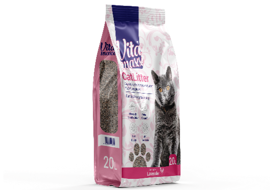 Cat litter Vita maxx CAT Brown Sand Clumping 20 L Lavender