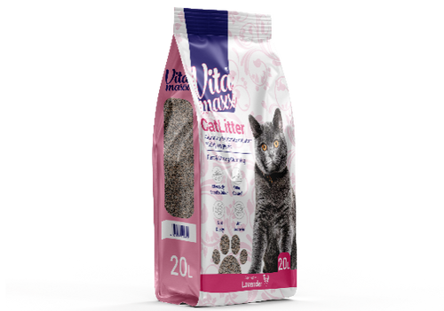 Cat litter Vita maxx CAT Brown Sand Clumping 20 L Lavender