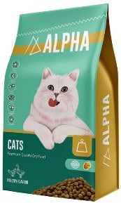 Alpha - Dry Food - For Adult Cats - 1 kg - Poultry